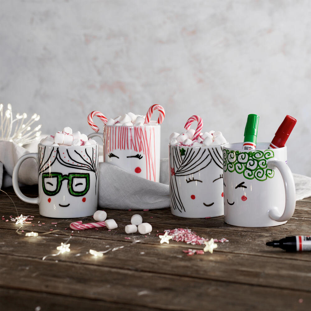 kerstmokken versieren