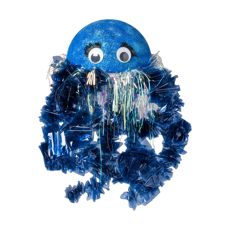 een blauwe kwal