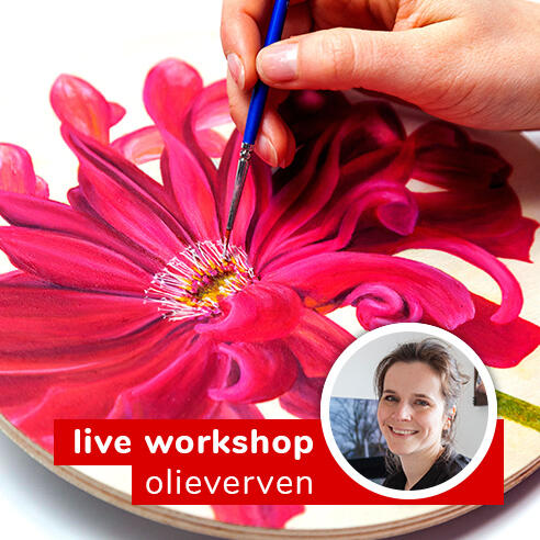 Winsor & Newton olieverf workshop (met Mandy)