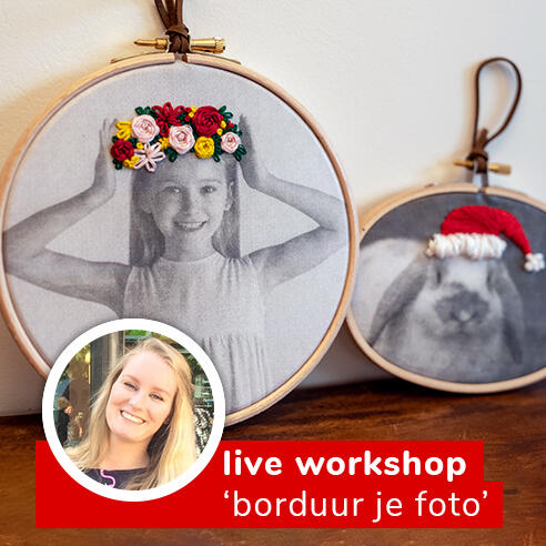 geborduurde foto's (met Nienke)