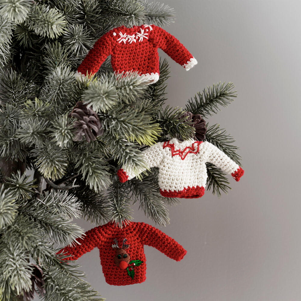 gehaakte mini kersttruien