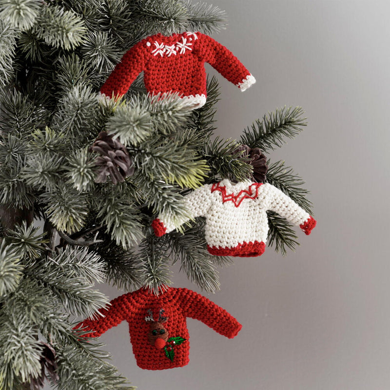 gehaakte mini kersttruien