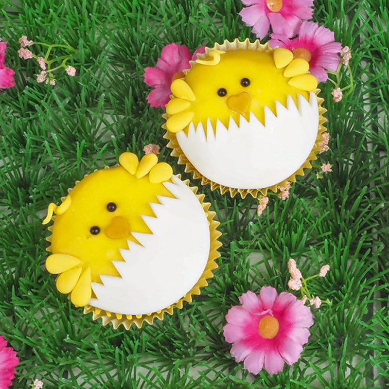 paaskuiken cupcakes
