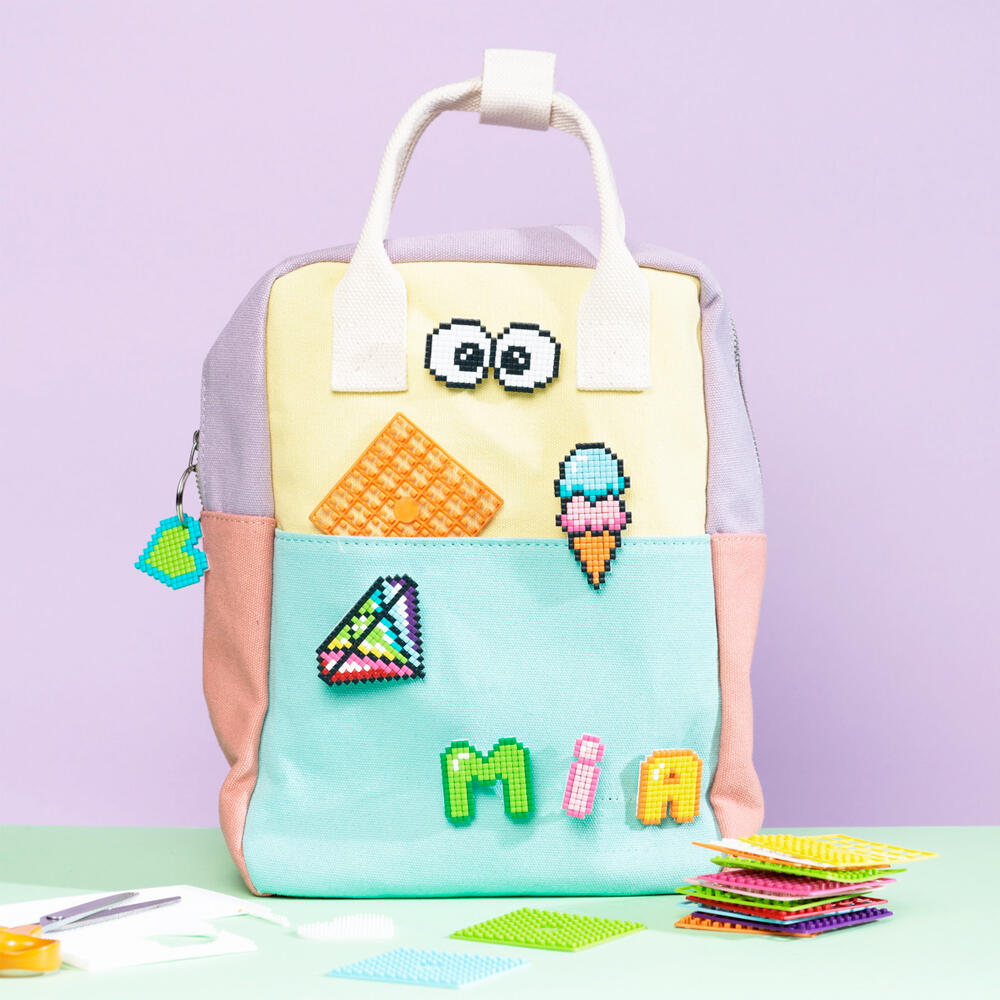 rugzak met pixelpins