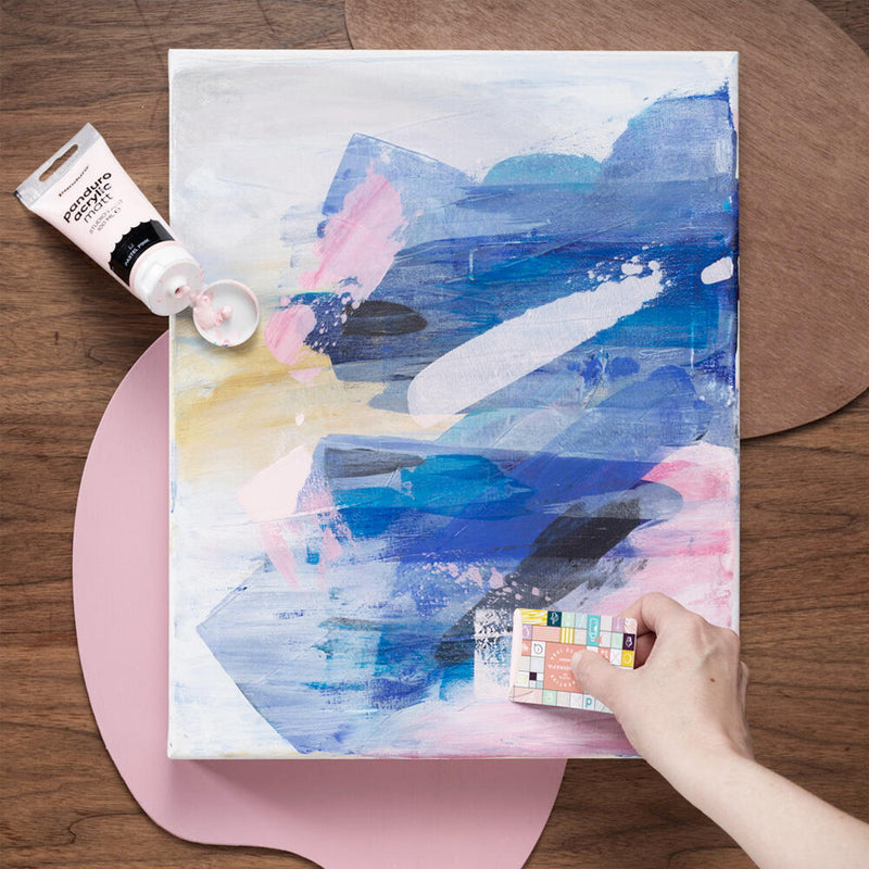 een schilderij met een pasje