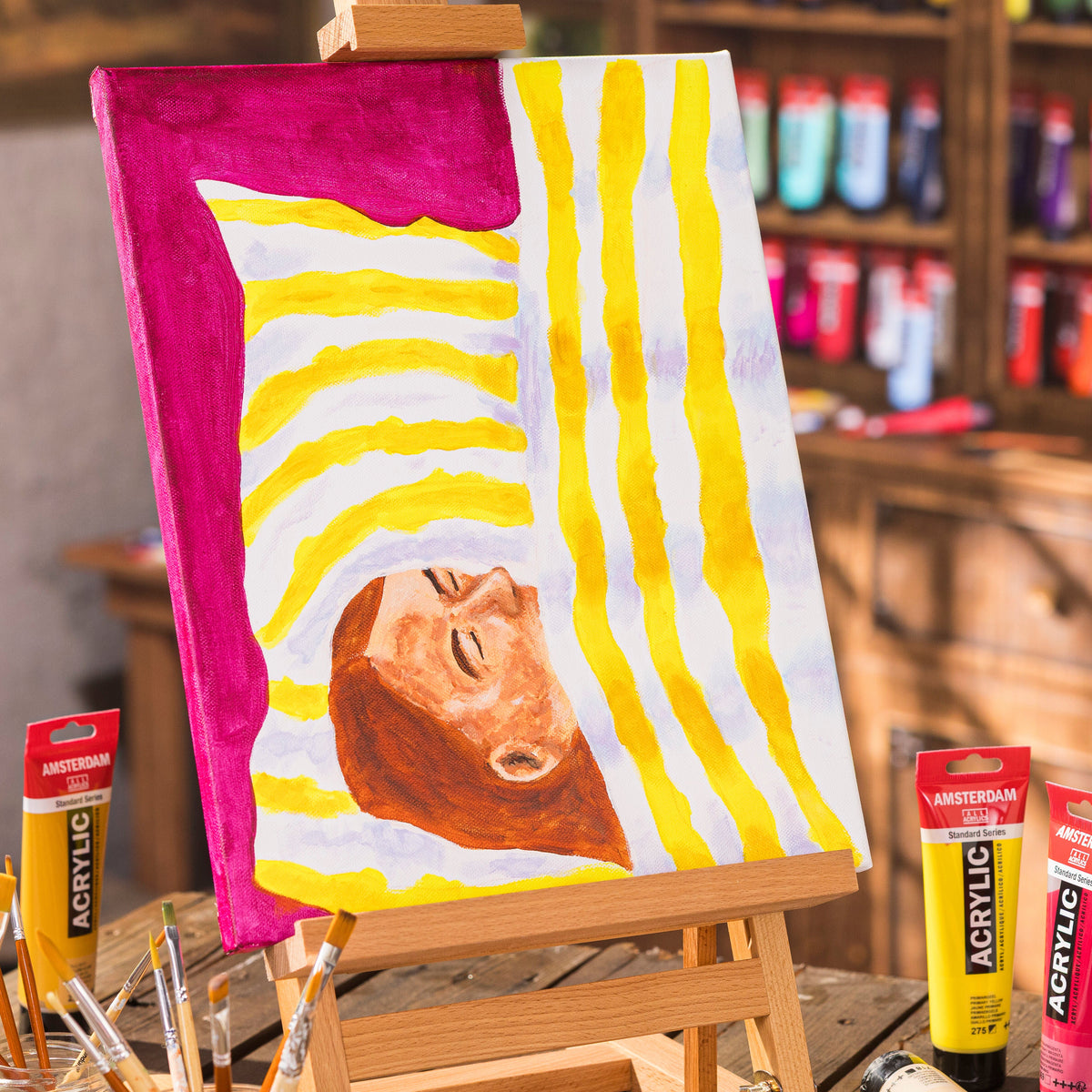 Acrylverf op doek