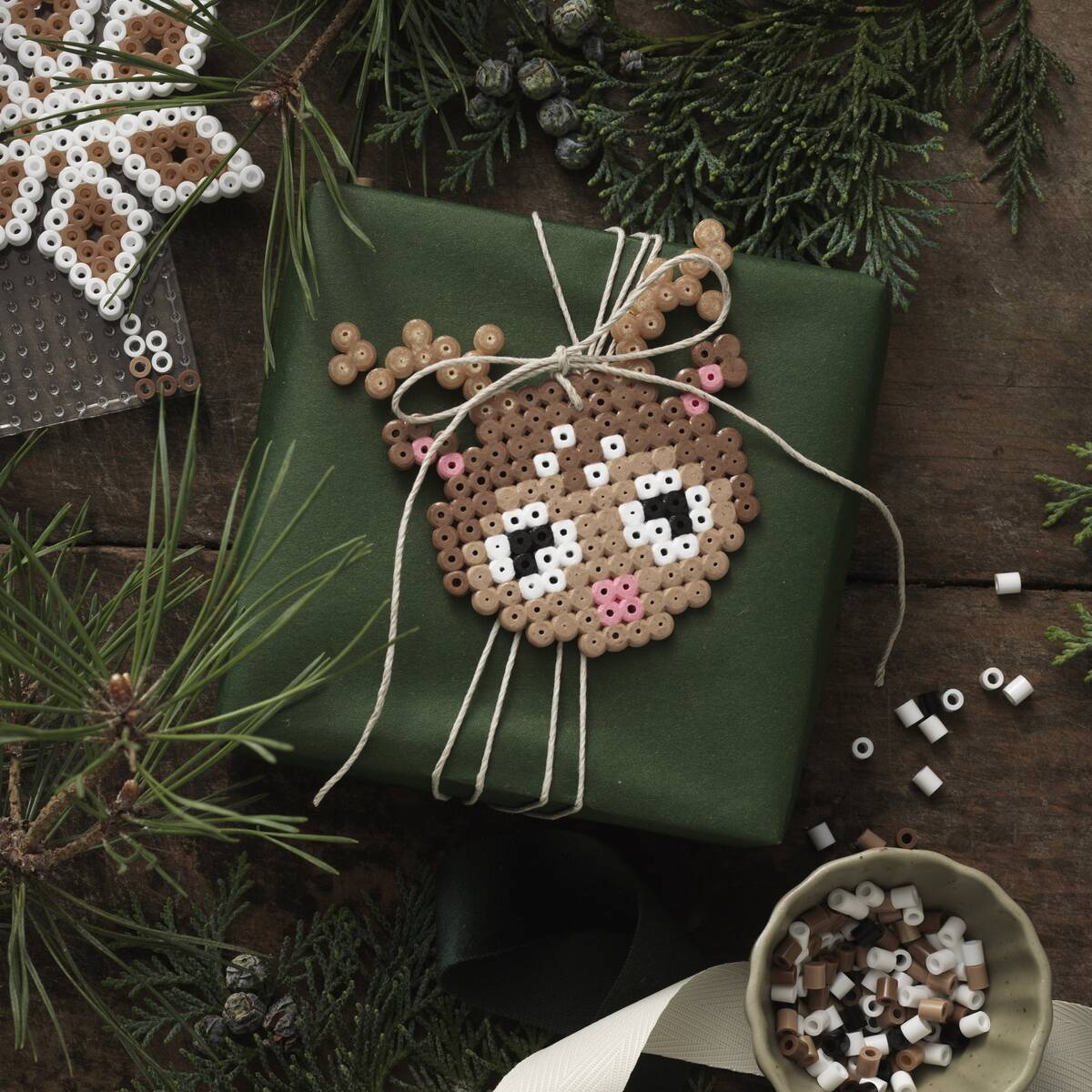 strijkkralen cadeaulabels