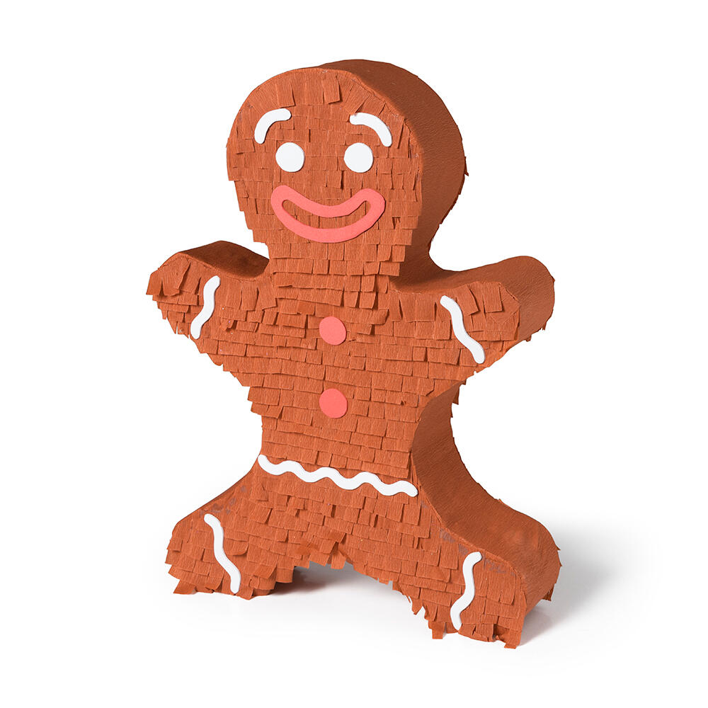 een gingerbead piñata