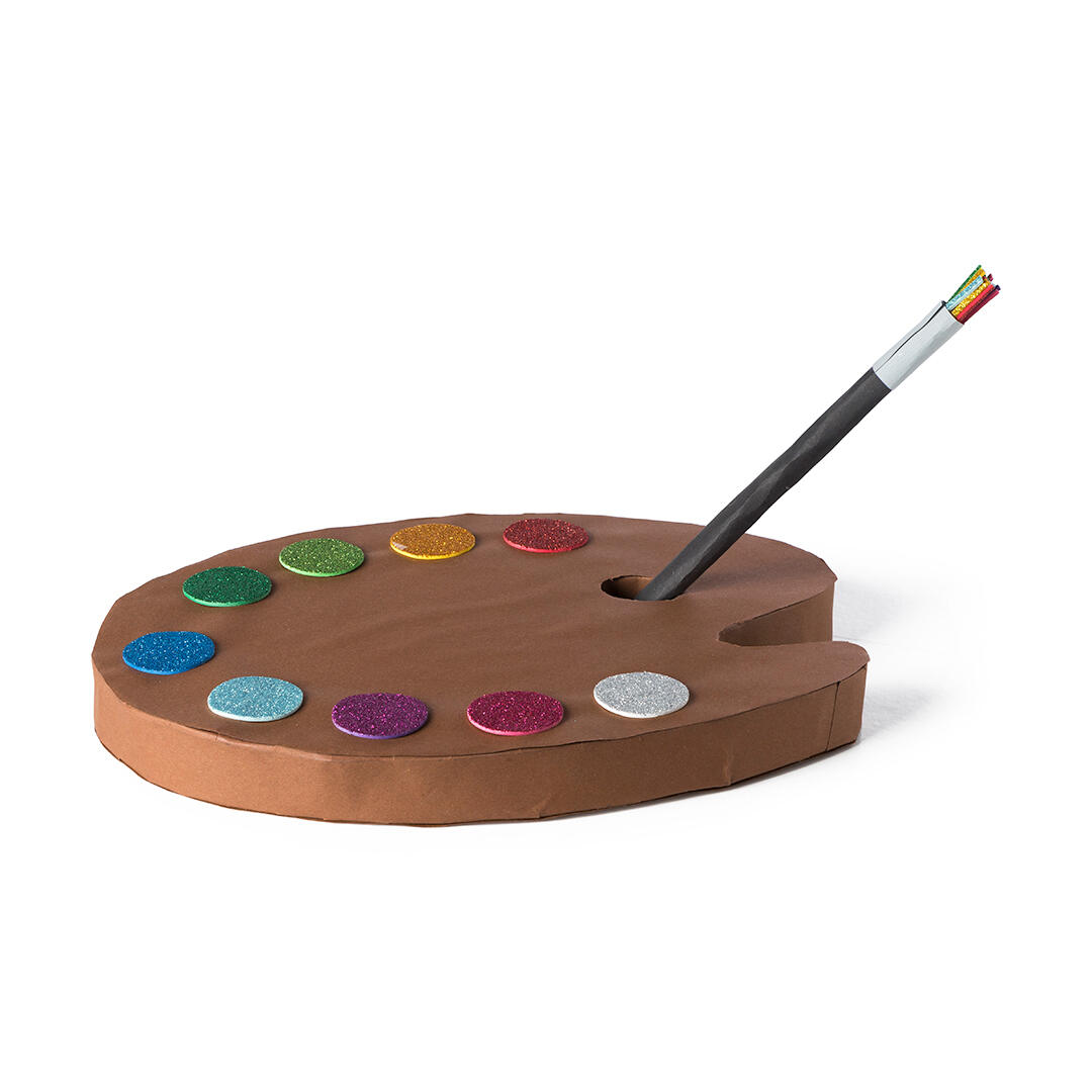 een schilderspalet