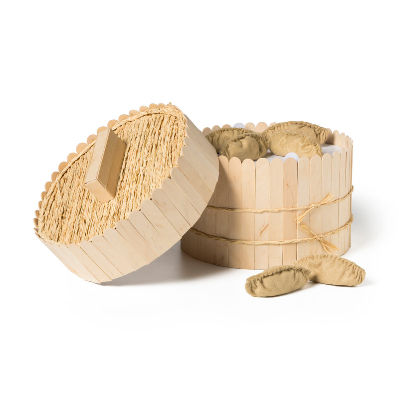 dumplings in een stoommandje