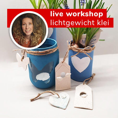 paashangers van lichtgewicht klei (met Miranda)