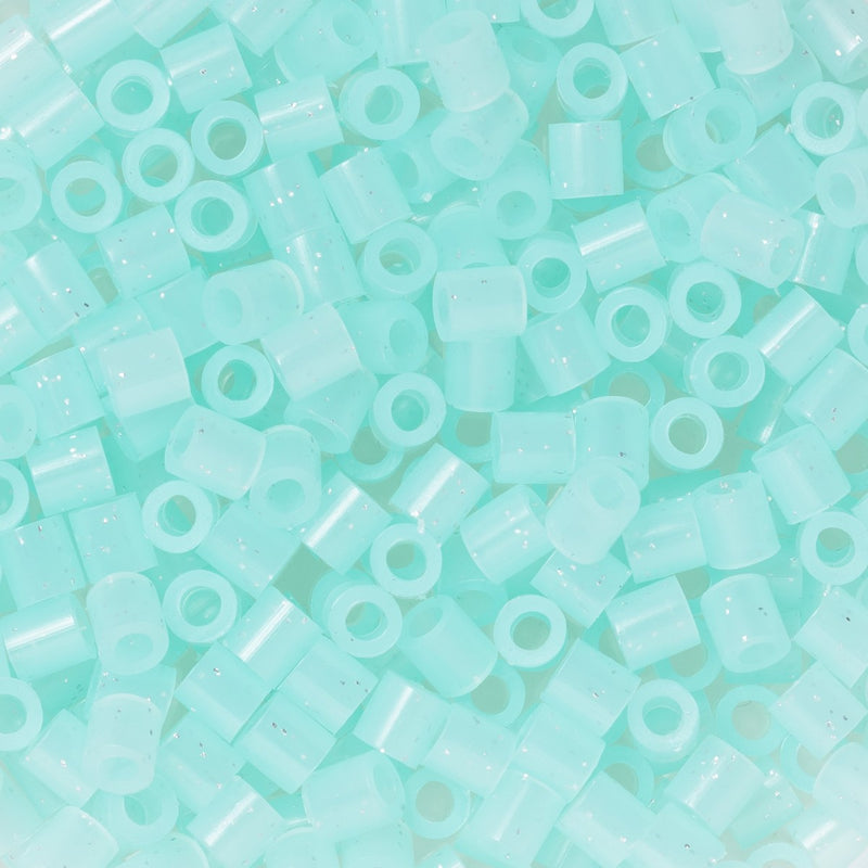 Panduro strijkkralen - 1000 stuks - 58 glitter mint