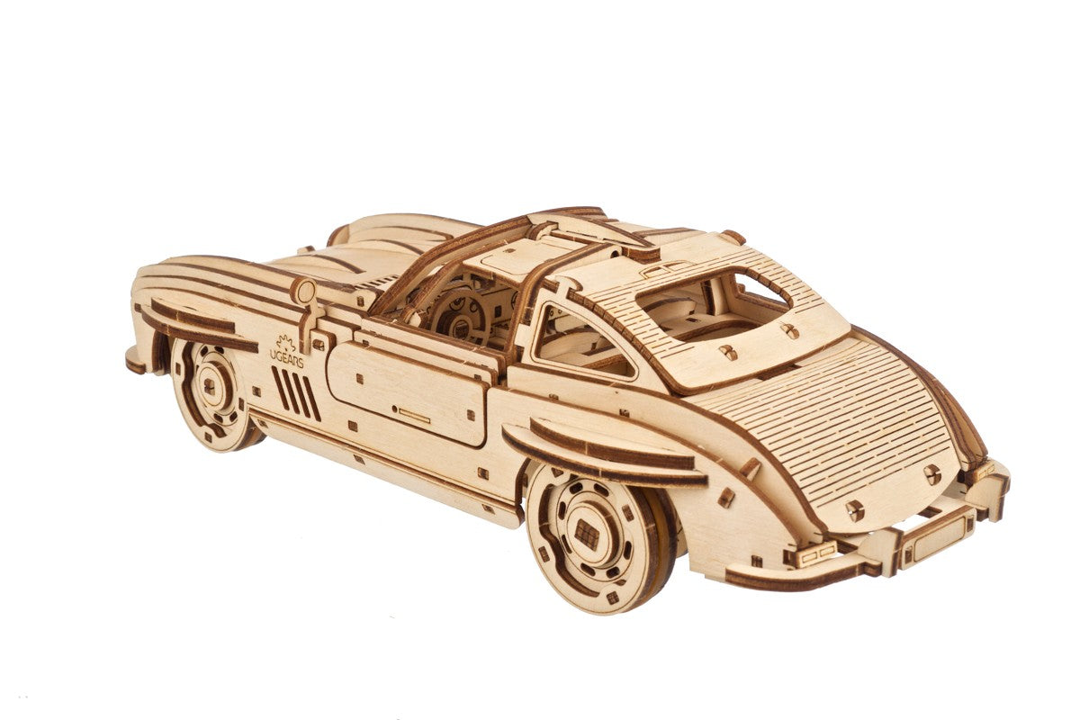 Ugears houten 3D puzzel - Winged Sports Coupé