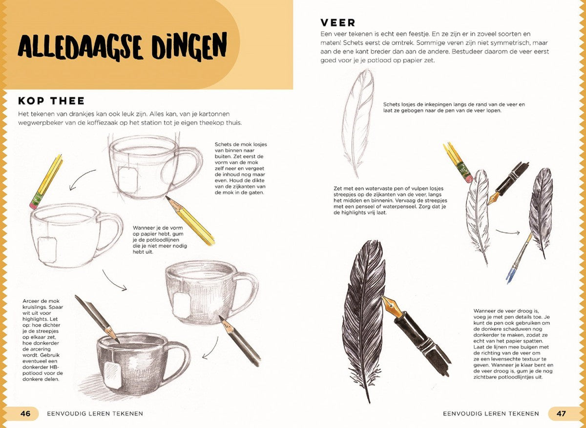 Boek - Eenvoudig leren tekenen