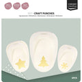 Vaessen Creative figuurpons set - kerst - 3 stuks