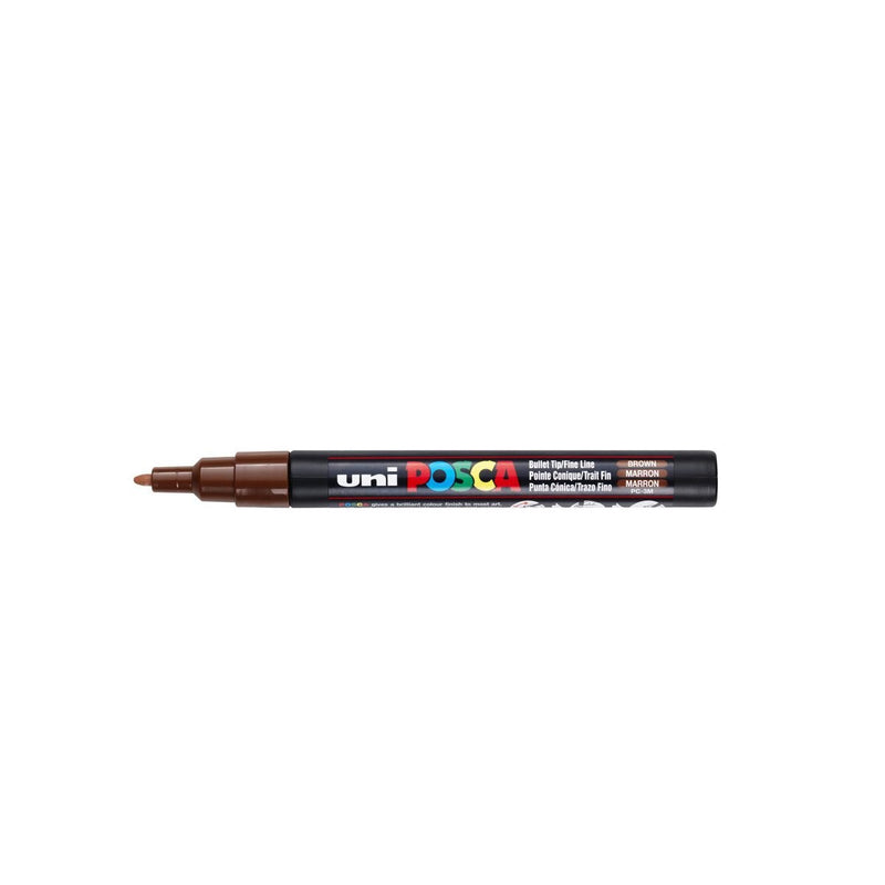 POSCA acrylmarker - fijn PC-3M - 0,9-1,3 mm - bruin