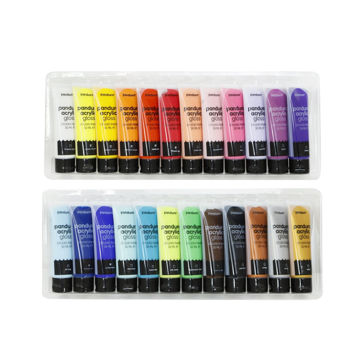 Panduro set acrylverf - gloss