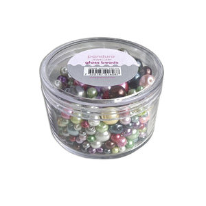 Glaskralen - 130 gram - heldere mix
