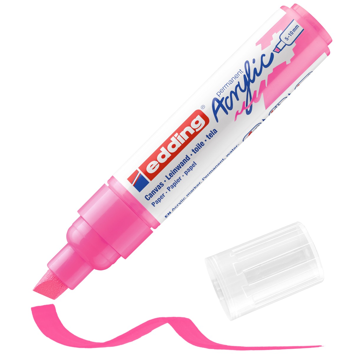 edding 5000 acrylic marker broad - 069 neon roze