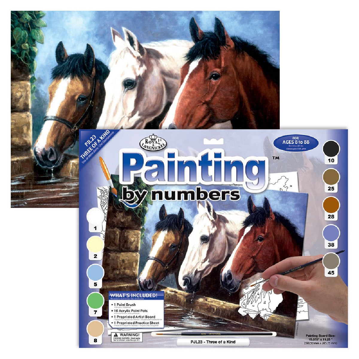 Schilderen op nummer - paarden
