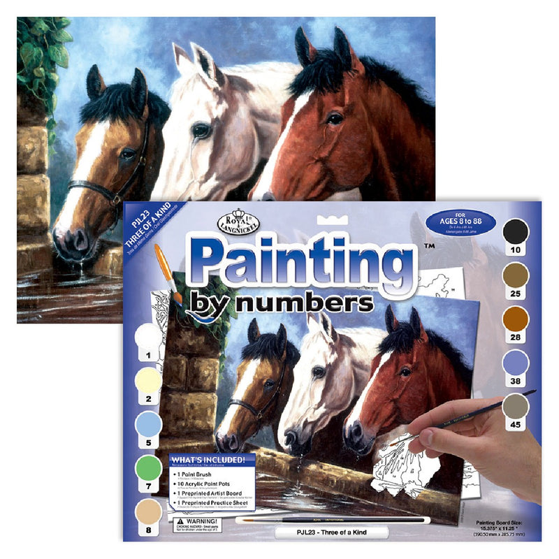 Schilderen op nummer - paarden
