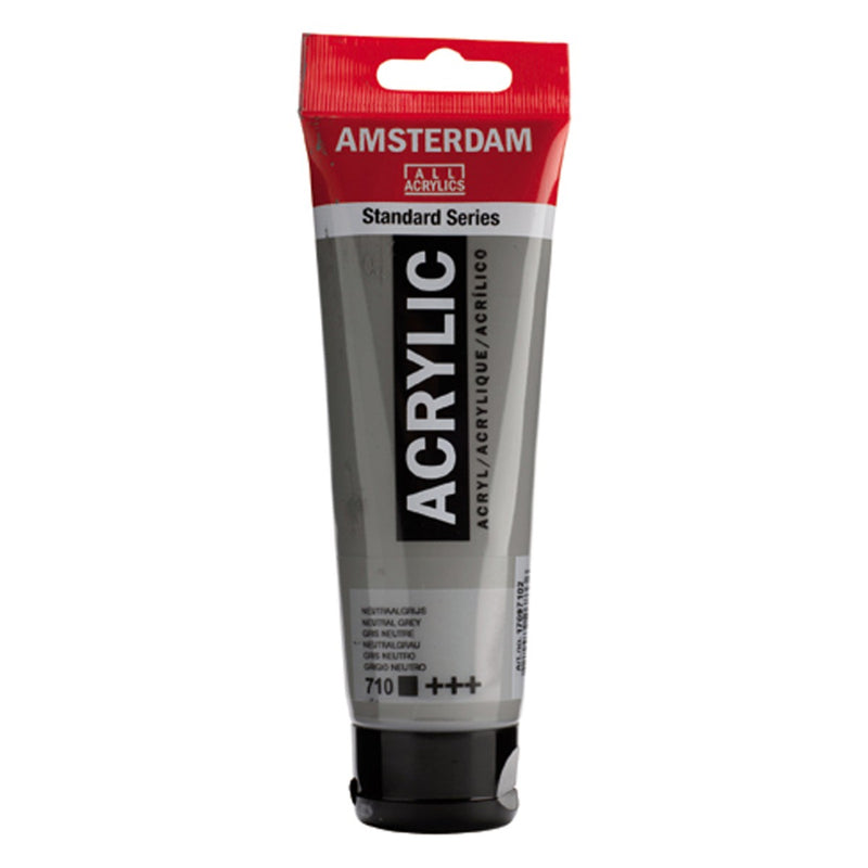 Amsterdam acrylverf - 120 ml - neutraalgrijs 710