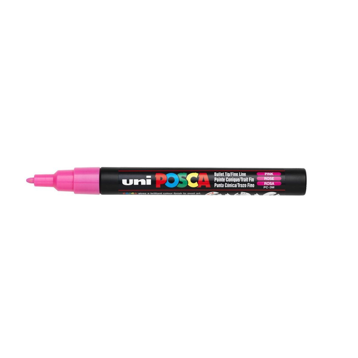 POSCA acrylmarker - fijn PC-3M - 0,9-1,3 mm - roze