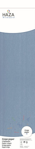 Crêpepapier - middenblauw