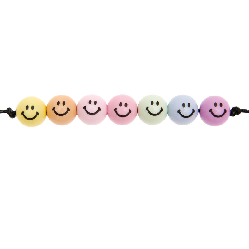 itoshii kralen - rond - smileys - pastel mix