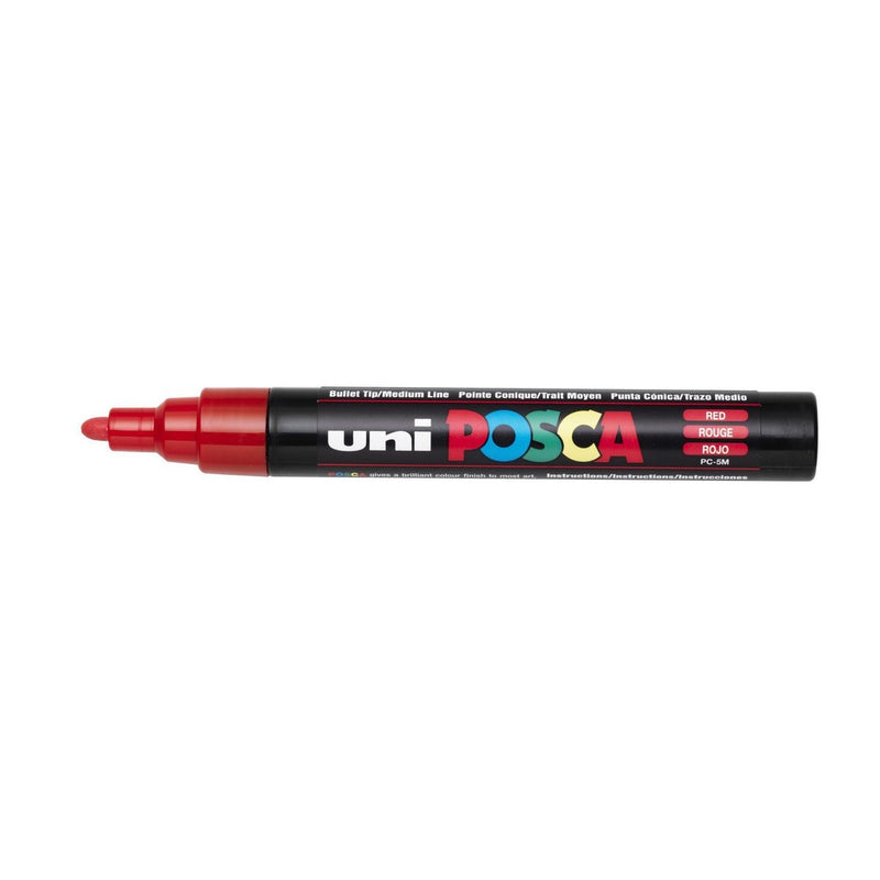 POSCA acrylmarker - medium PC-5M - 1,8-2,5 mm - rood