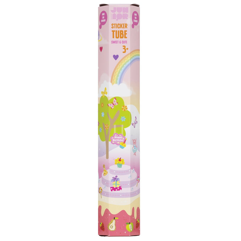 Sticker tube - 550 stuks - schattig