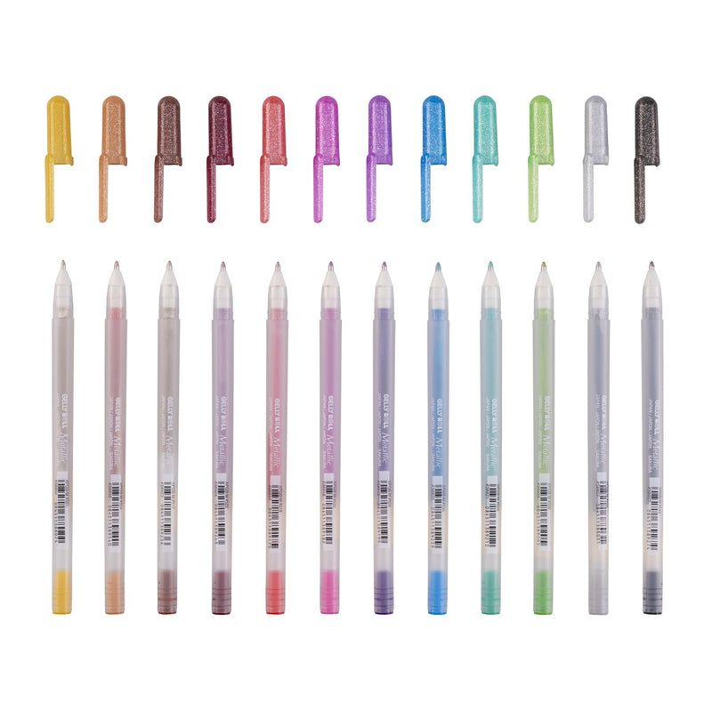Sakura Gelly Roll set - metallic - 12 stuks