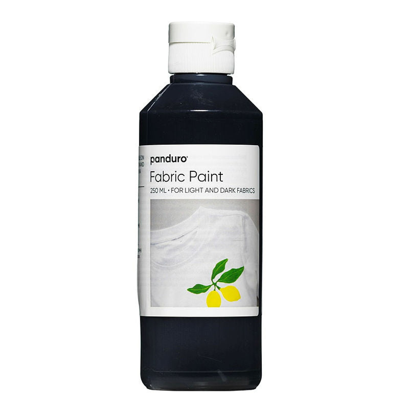 Panduro Fabric Paint - 250 ml - zwart