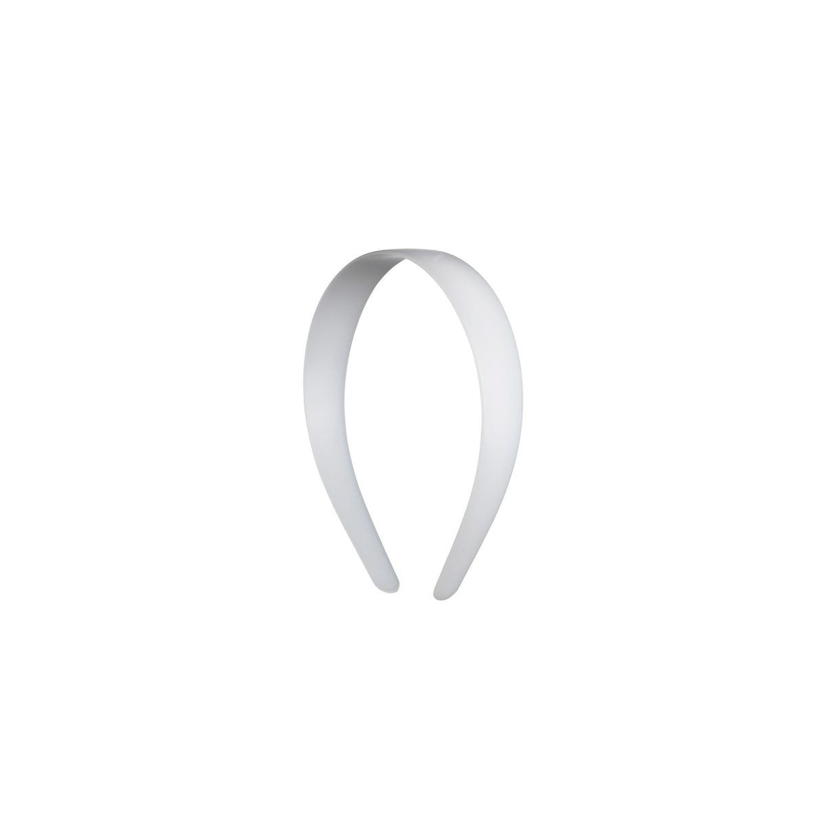 Diadeem plastic - 25 mm - wit