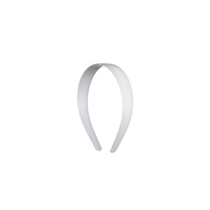 Diadeem plastic - 25 mm - wit