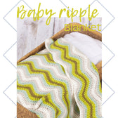 haakpakket baby ripple deken - groen