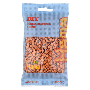 Hama Midi - strijkkralen - 1000 stuks - light brown 21