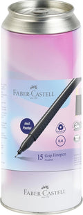Faber-Castell fineliners - Fine Grip - blik met 15 stuks