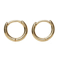 Charm Series oorbellen rond - goudkleurig
