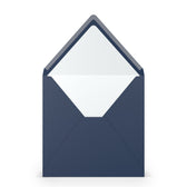 Enveloppen - vierkant - 5 stuks - blauw