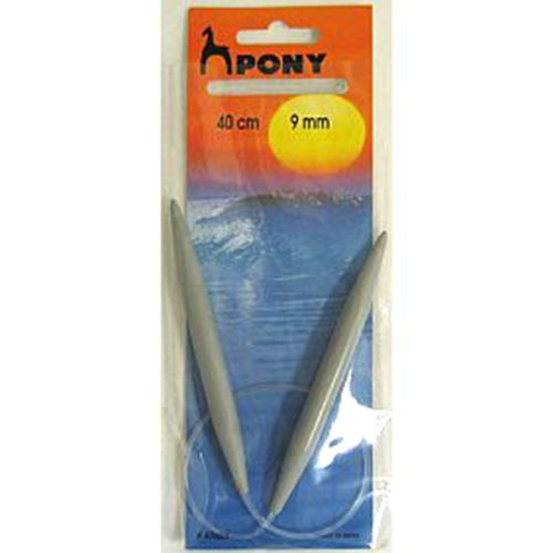 Pony rondbreinaald - 40 cm kabel - 9 mm