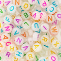 Kralenmix - letters - glow-in-the-dark