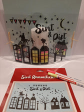 Sinterklaas raamstickers A4