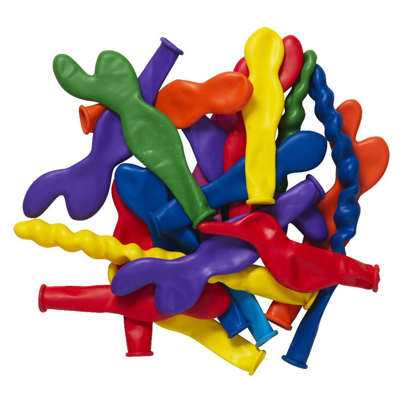 figuurballonnen 40 stuks - kleurenmix