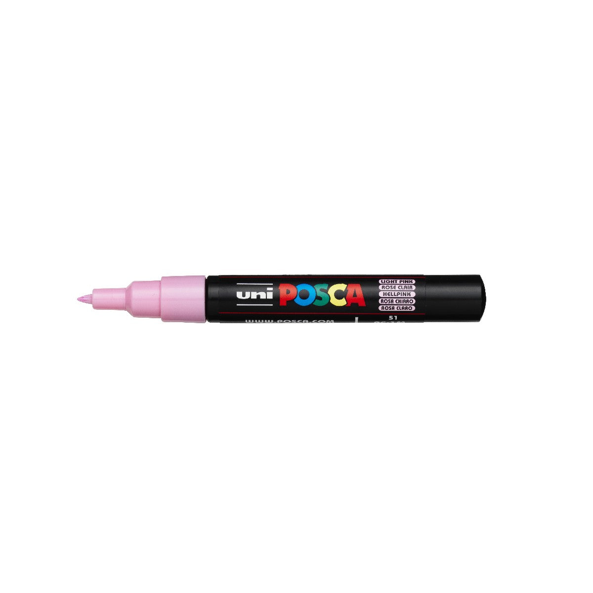POSCA acrylmarker - extra fijn PC-1MC - 0,7-1 mm - lichtroze