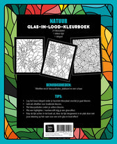 Kleurboek - Glas-in-lood - natuur