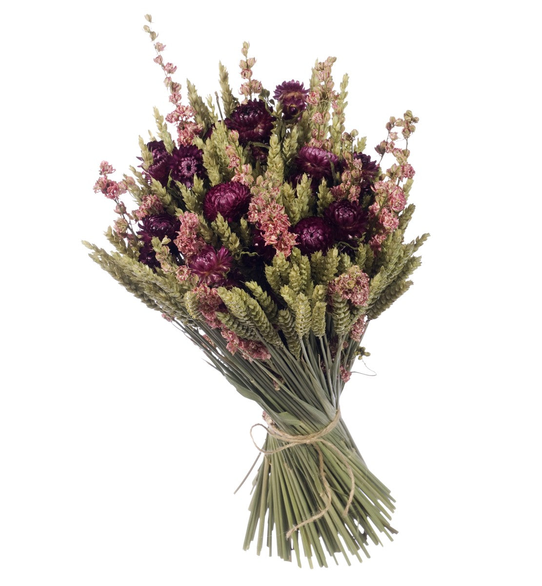 DIY box droogbloemen - roze