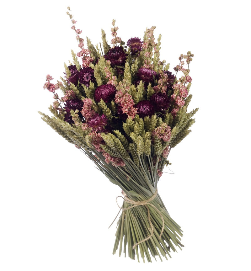 DIY box droogbloemen - roze