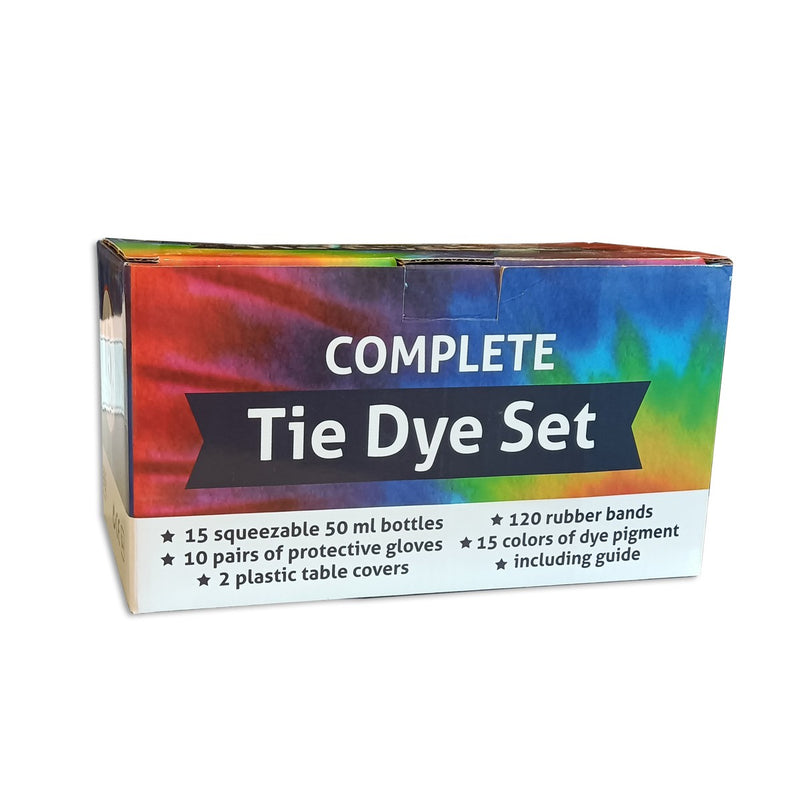 QBIX tie-dye set - 15 kleuren