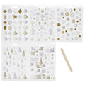 Rub-on stickers - 10 vellen - Kerstmis